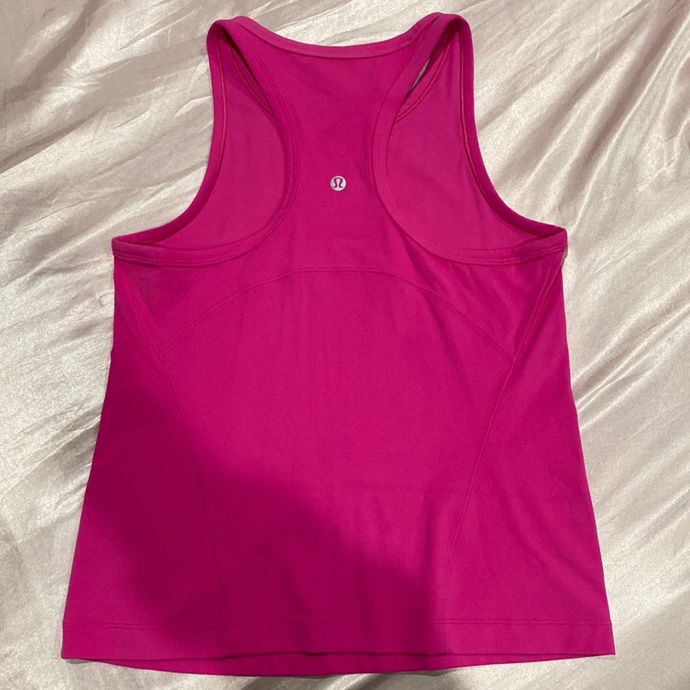 Lululemon Align waist length racer back tank in Pink